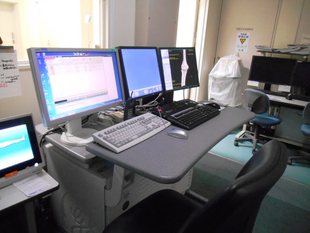 CT撮影装置の操作機器